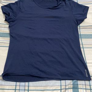 Navy Blue Active Wear T-shirt