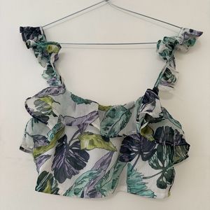 Adorable Printed Beach Crop