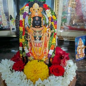 Ram Lalla MDF Cutout in Ayodhya Mandir