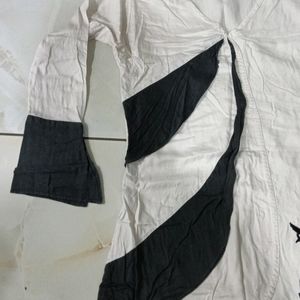 Black & White Kurta