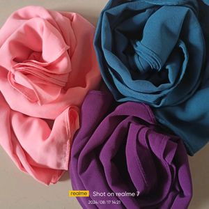 Ciffon Hijabs Combo Set Of 3