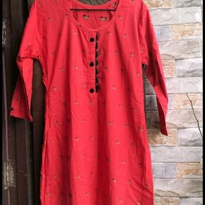 Black,Red Kurta Pant Set  Sale Only For Today