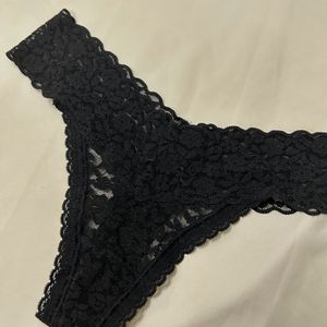 Black Lace Thong / Underwear/ Panty