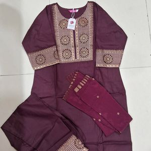 Kurti Bottom Dupatta Set