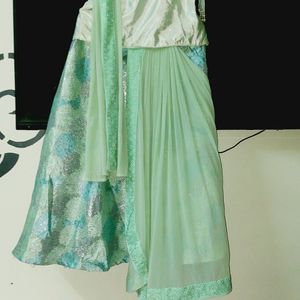 Green Lehgha Choli