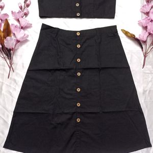 Black Cotton Co-ord set