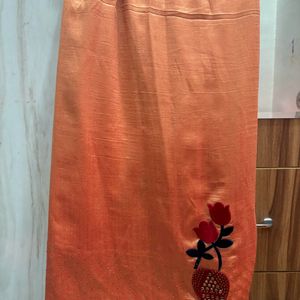 Coral Saree 🧡👌