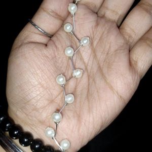 White Pearl Choker Set