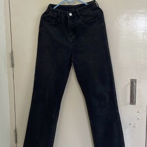 Charcoal Or Faded Black Women’s Jeans