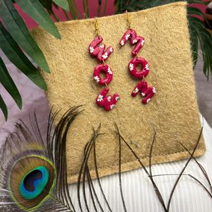 Hand Painted Earrings.