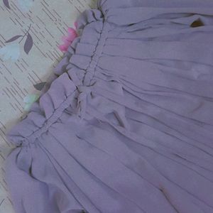 Pretty Lavender Off Shoulder 💜 Dress | Korean