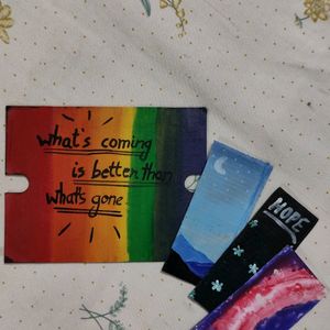 Handmade Bookmarks And Painting