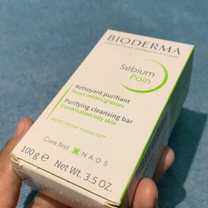 BIODERMA Sebium Pain Purifying Cleansing Bar