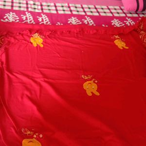 Red Colour Quilt Pure Cotton