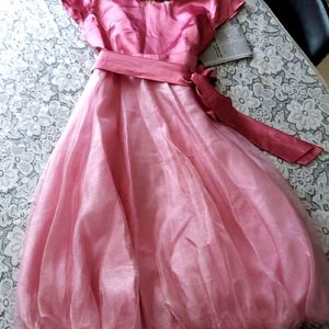 Pink Dress ,Waist Size:27 ,Bust Size:32, Length:36