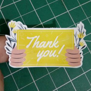 65 Cute Thank You Stickers With Die Cutting