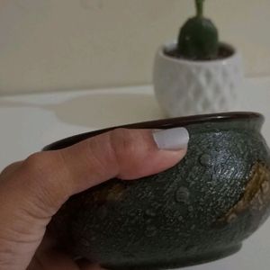 Ceramic Bowl With Spoon