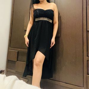 Black Bustier Party Dress