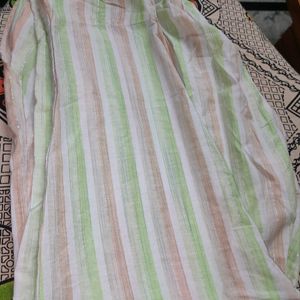 Khadi Cotton Kurti With Pant Plazo