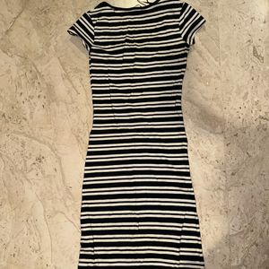 Stripped Bodycon Dress