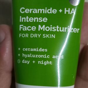 Derma Co. Ceramide + HA Intence Face Moisturizer , For Dry Skin