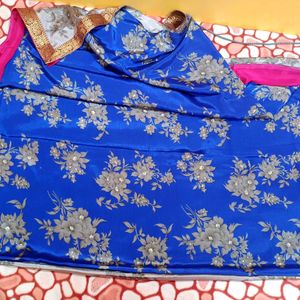 Dual Colour Combination Saree