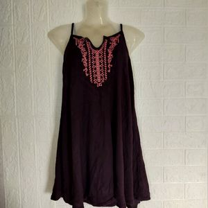 MOSSIMO BURGUNDY DRESS