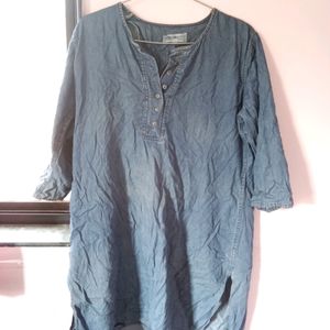 Denim Short Kurti