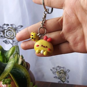 Chicken And Baby Keychain