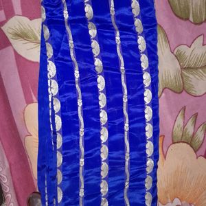 Blue Semi Silk Saree