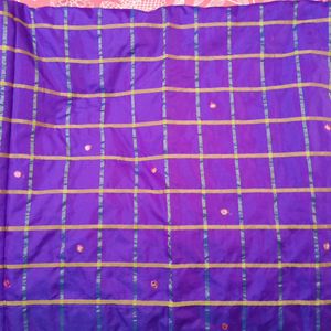 Purple Color Saree