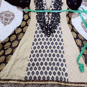 Black And Beige Kurta