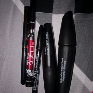 Liner , Kajel, Maskara , Eyebrow  Pencil