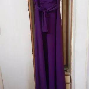 Beautiful Purple Gown Style Dress