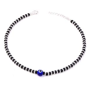 925 Pure Silver Evil Eye Anklet/Bracelet (1 Piece)