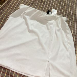 H&M White Skirt