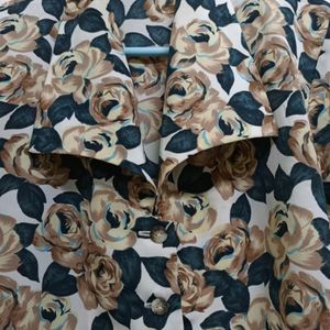 Formal Floral Printed Shirt For Women's