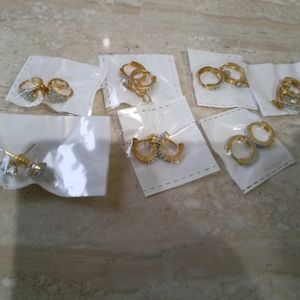 7 Piece Of Small Pairs Earings