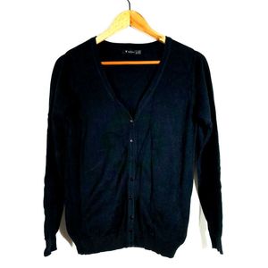 Black Shrug Style Top For Women's