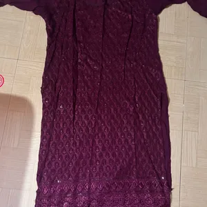 Purple Chicken Style Kurta