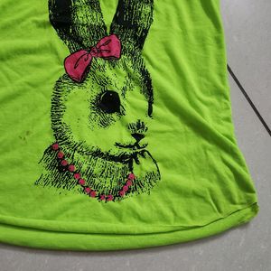 Neon Green Beach Wear Top