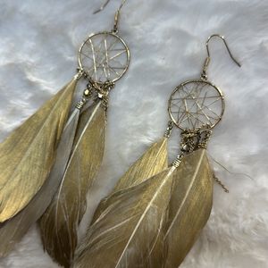 FUNKY FEATHER EARRINGS