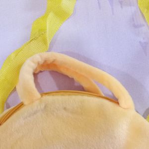 Cute Yellow Furry Minion Bag For Kids...