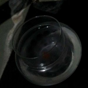 Mini Glass Jar For Small Fish, And Decoration