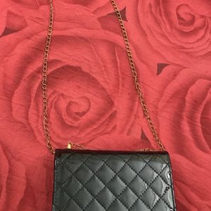 Black sling bag for women and girls