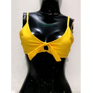 Stylish Yellow Bra For women's