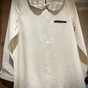 White Formal Collared Shirt