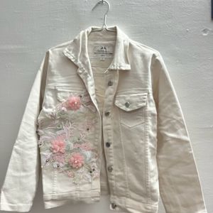 White Denim Jacket