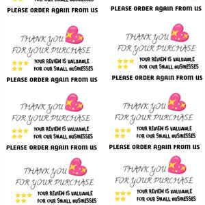 80 Thank you Label (Black And White Print)