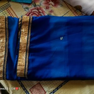 ROYEL BLUE N WHITE Combination Saree💙🤍